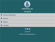 Tablet Screenshot of child-focus.org